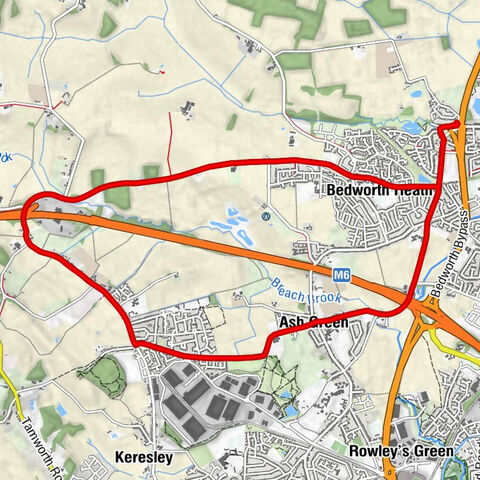 Nuneaton and Bedworth - Bedworth Heath - Keresley Newlands - Ash Green