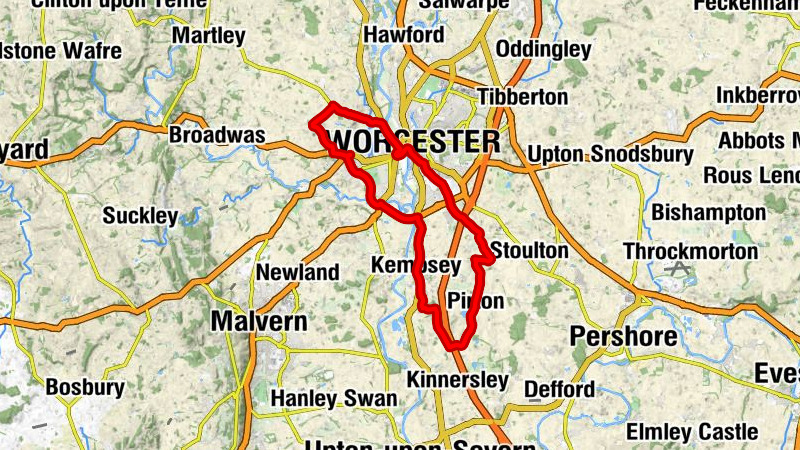 Lower Broadheath - Worcester - Kerswell Green Church - Norton Methodist Church