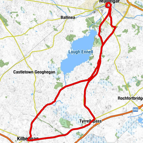 Mullingar - Kilbeggan - Tyrrellspass