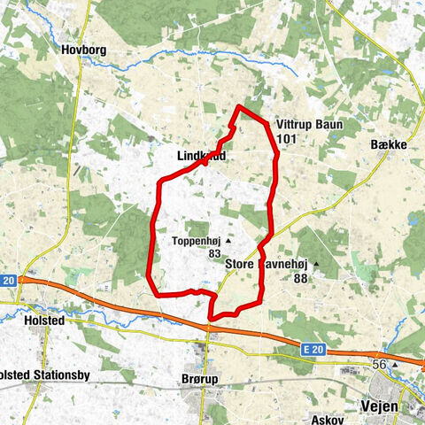 Lindknud - Vittrup Baun - Vittrup - Nyby