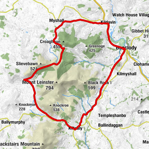 Bunclody - Saint Mary's Church - Kiltealy - St. Paul's Church, Kildavin