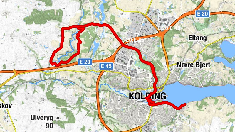 Rebæk - Kolding - Bramdrupdam Kro og Hotel - Højrup