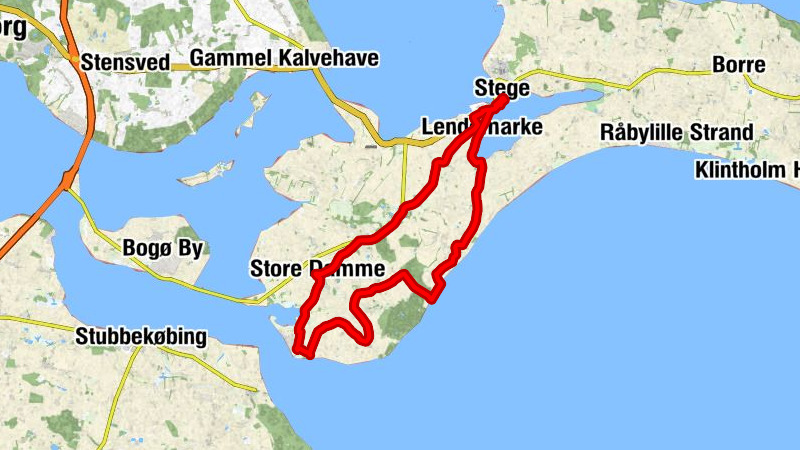 Hårbølle Havn - Fanefjord Kirke - Målerøj - Vordingborg Kommune