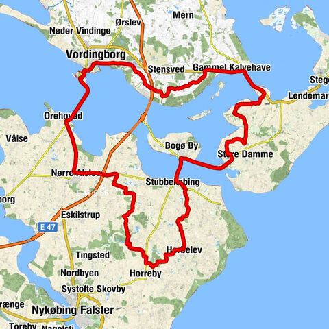 Guldborgsund Kommune - Gundslev Kirke - Glarbo Bakke - Sønder Grimmelstrup