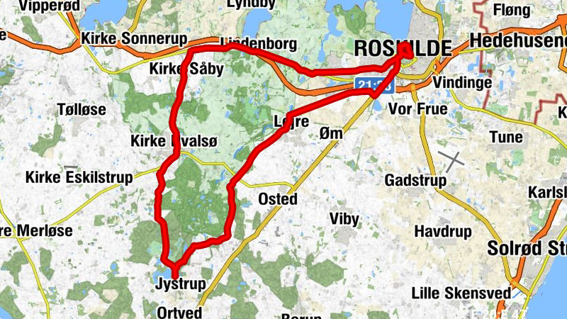 Mortenstrup - Roskilde - Lindebjerg - Ringsted Kommune