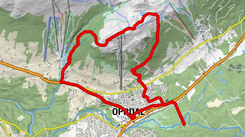 Oppdal - Slepphaugen - Hovdin