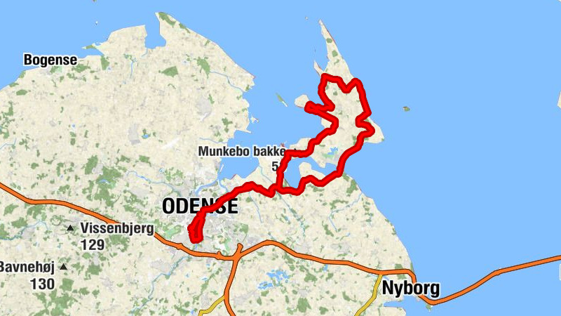 Fruens Bøge - Låddenhøj - Digerbanke - Ansgars Kirke