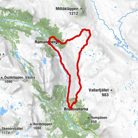 Ramundberget - Langgrubban - Bruksvallarna - Grytan Kök & Bar