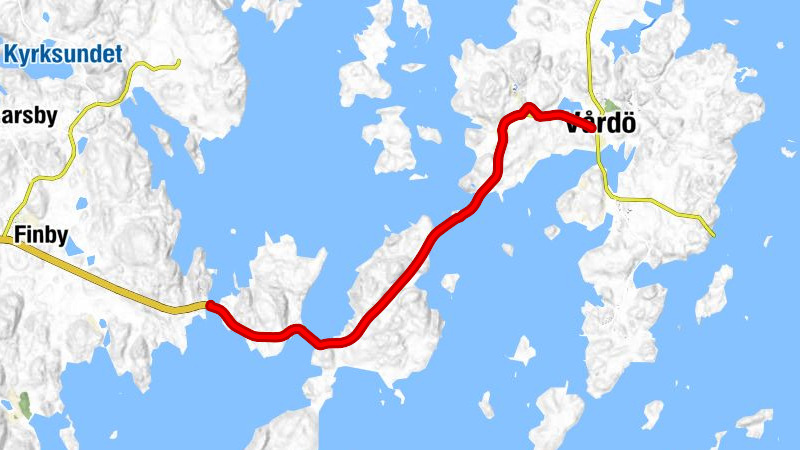 Sund - Prästö - Vargata - Vårdö