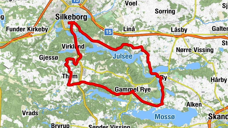 Silkeborg - Troldbjerg - Them Kirke - Agnesbænk