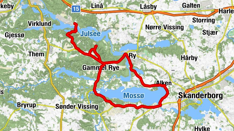 Svejbæk - Aalekroen - Hotel Himmelbjerget - Dakbjerg