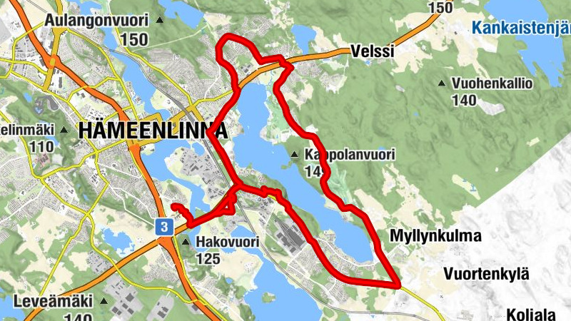 Hämeenlinna - Vanajan kirkko - Mantereenvuori