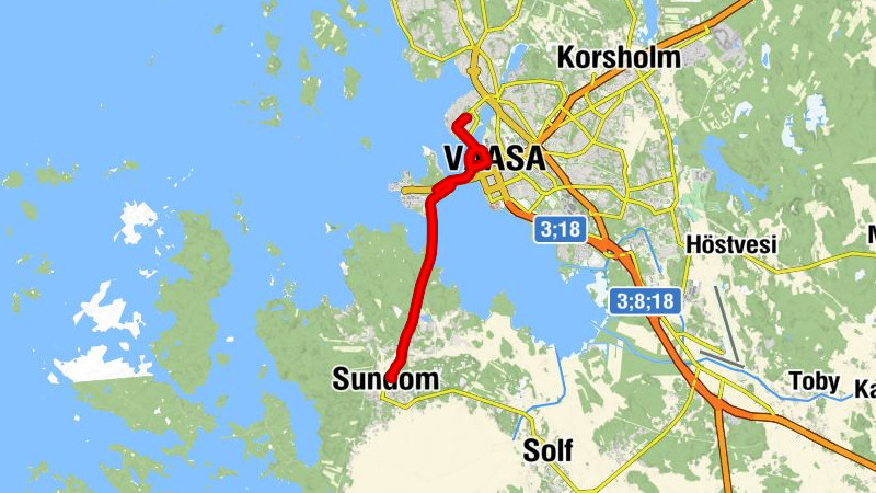 Palosaari - Vaasa - Sundom - Pelastusarmeija Vaasa