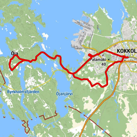 Kokkola - Haukioja - Öja