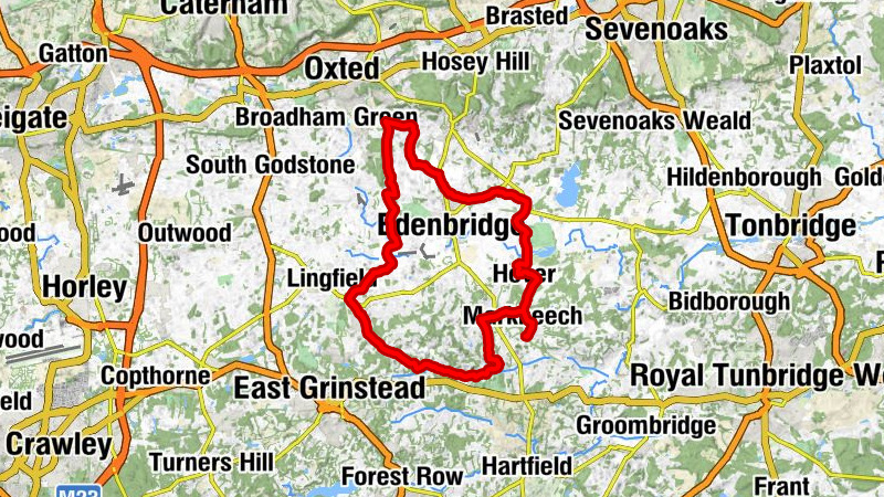Cowden - Holy Trinity - Marlpit Hill - Saint Peter's Hever