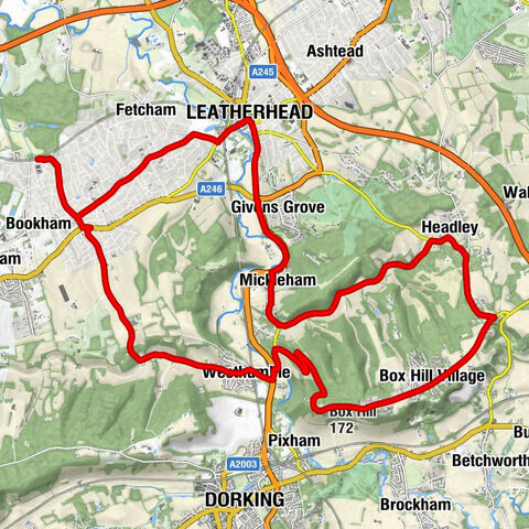 Bookham - St Michael's Chapel of Ease - Box Hill - St Michael and All Angels Mickleham