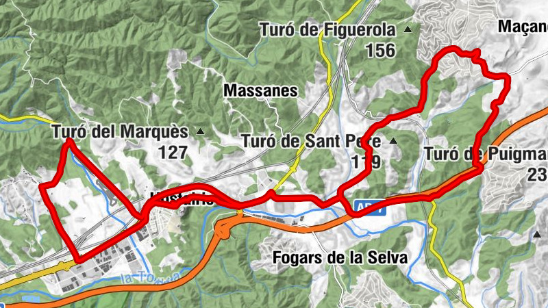 Hostalric - Esplèndid - Turó de Montalegre - Restaurant La Conna