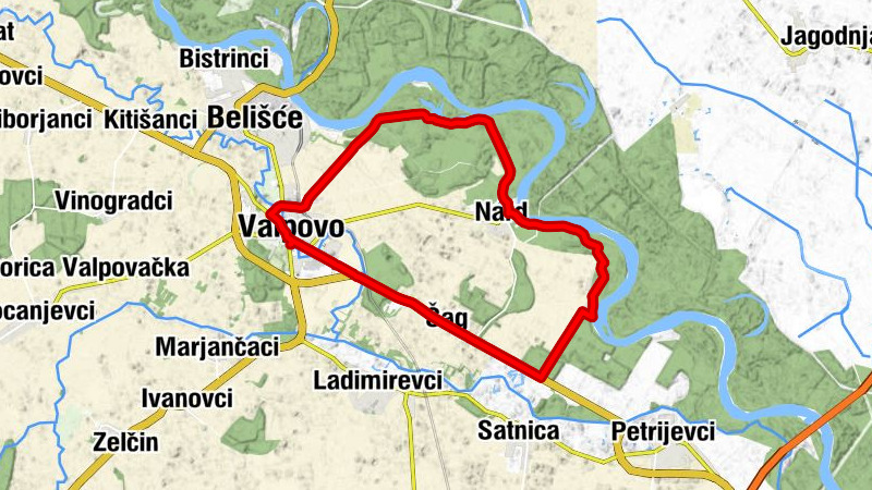 Valpovo - Zeleni brijeg - Nard - crkva svetog Bartola