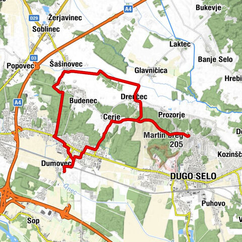 Dumovec - Sesvete - crkva svetog Martina - Martin breg