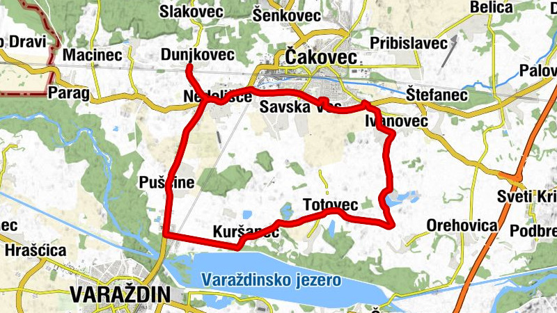 Dunjkovec - kapela svetog Križa - Crkva uznesenja blažene djevice Marije - Crkva blaženog Alojzija Stepinca