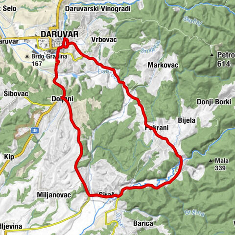 Daruvar - Jaukovac - crkva Pohoda Blažene Djevice Marije