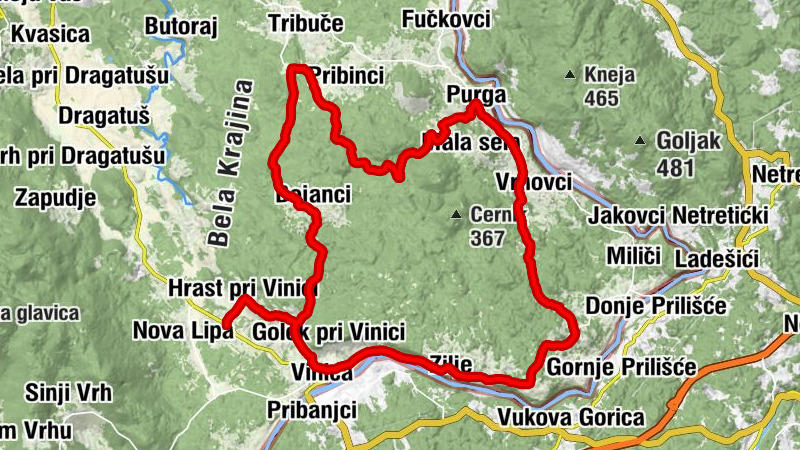 Hrast pri Vinici - Perudina - Župnijska cerkev sv. Nikolaja - Sv. Križ