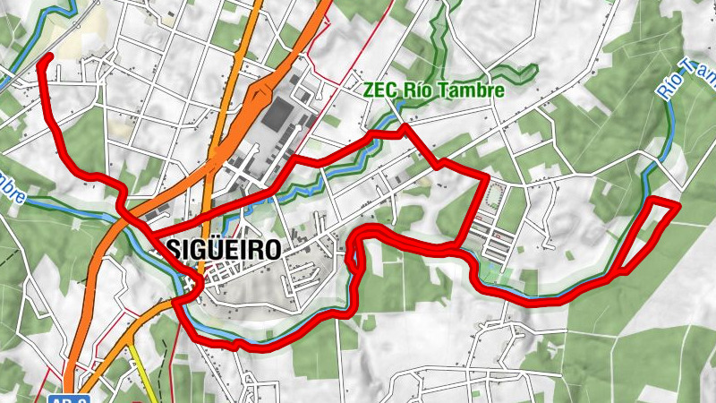 A Estación de Oroso - Sigüeiro - A Ulloa - Igrexa de Santo André da Barciela
