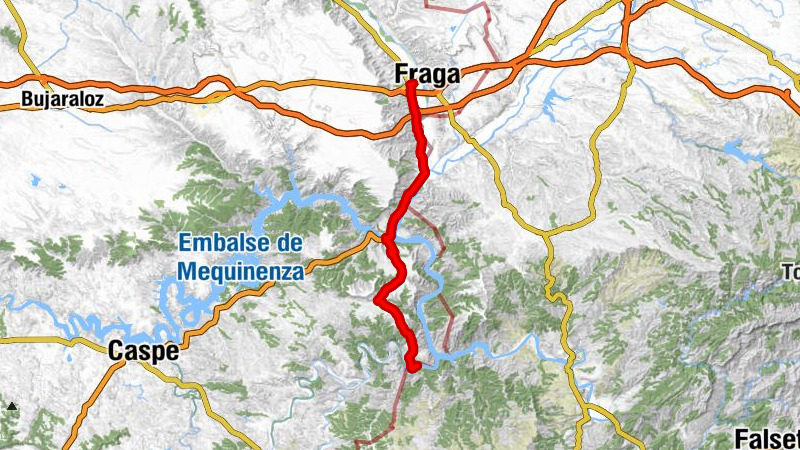 Fraga - Restaurante Mercofraga - Torrente de Cinca / Torrent de Cinca - Mequinenza / Mequinensa