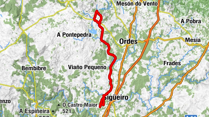 A Pedra - Igrexa de Santa Cristina de Nemenzo - As Paradelas de Abaixo - As Paradelas de Arriba