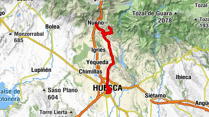 Huesca - Iglesia de San Félix - Ermita de Nuestra Señora del Patrocinio - Iglesia de San Andrés Apóstol