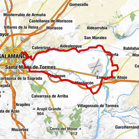 Salamanca - Aldehuela de Los Guzmanes - Santa Marta de Tormes