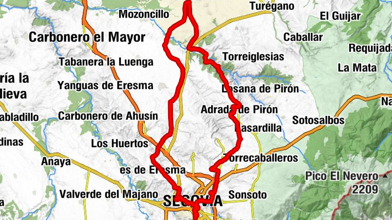 Segovia - Iglesia de San Miguel - Capilla del antiguo Hospital de San Juan de Dios - Iglesia de San Marcos