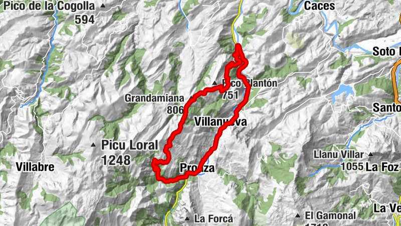 Proaza - Grandamiana - Ilesia de San Gabriel de Castañéu'r Monte - La Senderuela