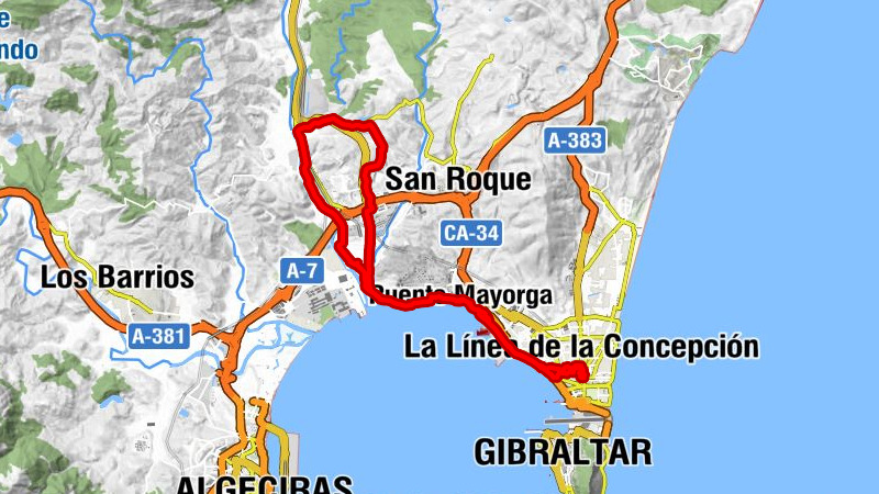 Gibraltar - La Línea de la Concepción - Barriada San Pedro - Huerta Fava