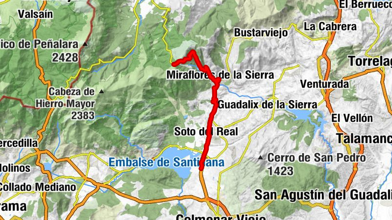 Soto del Real - Puerto de la Morcuera - Puerto de La Morcuera (1796m).
