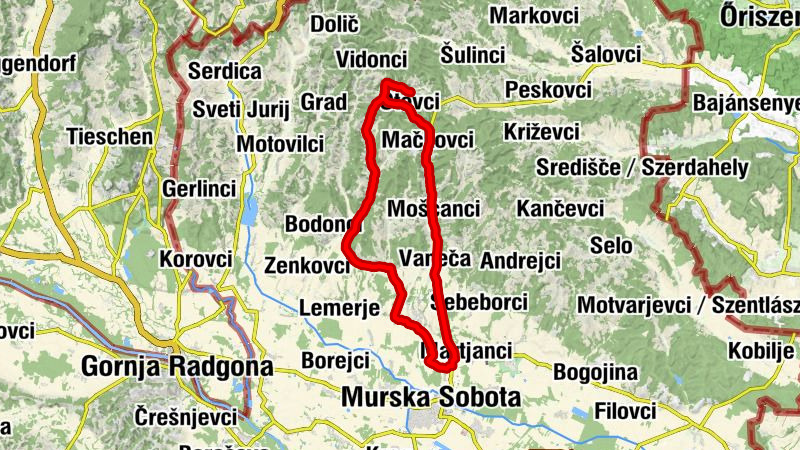 Grad - Kovačevci - Breg - Puconci