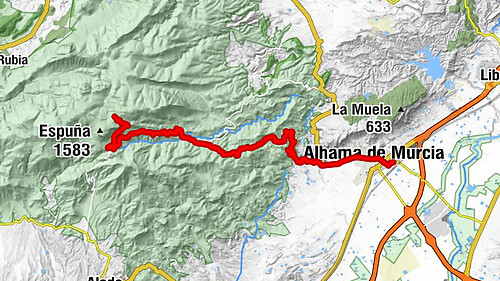 Alhama de Murcia - Jarro de Oro - Cabezo del Aire