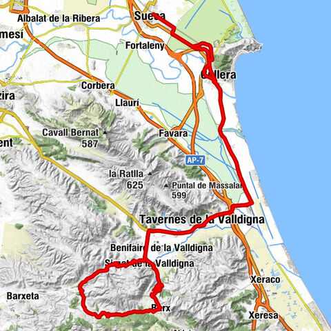 Sueca - New Sala - Coll de la Visteta