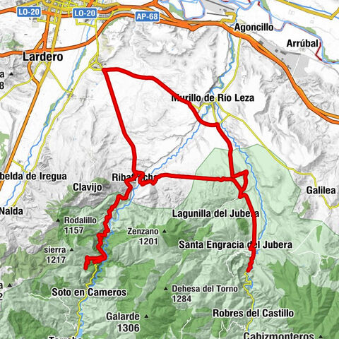 San Julián - Ventas Blancas - Villamediana de Iregua - Ribafrecha