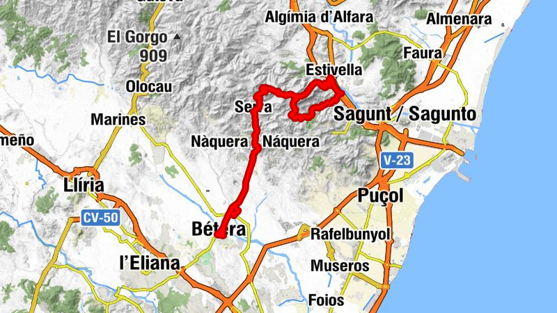 Bétera - La Margot - Port del Garbí