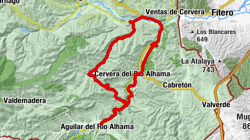 Inestrillas - Conjunto rupestre Farallón de Inestrillas - Coscojer - Cervera del Río Alhama