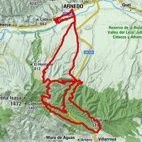 Arnedo - Cabeza Monegro - Turruncún - Siete Sentidos