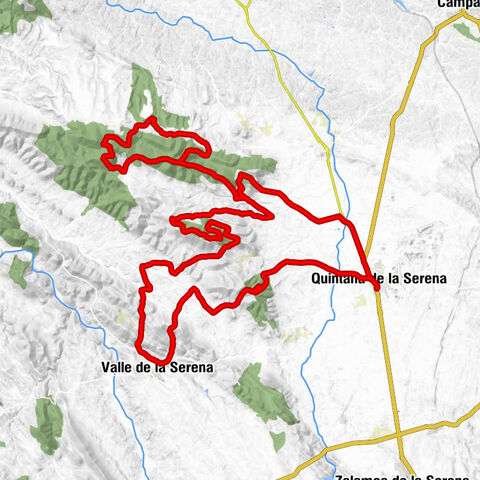 Quintana de la Serena - Valle de la Serena - Puerto Ancho - Puerto de la Cabra