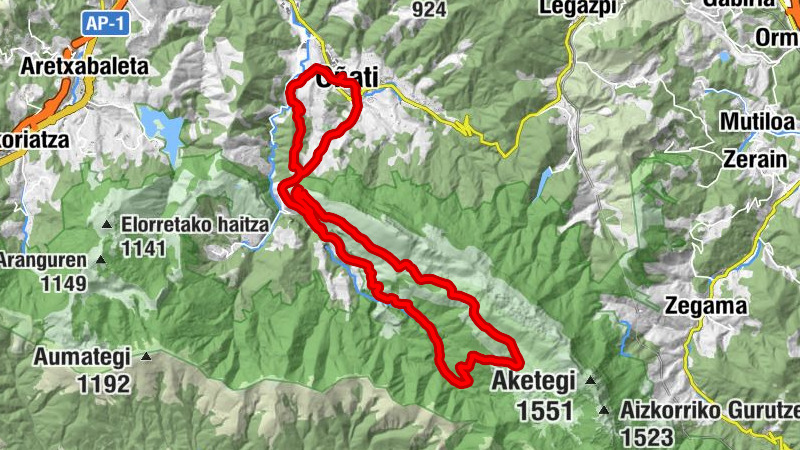 Oñati - Urbiako fonda - Andra Mari - San Migel Parrokia