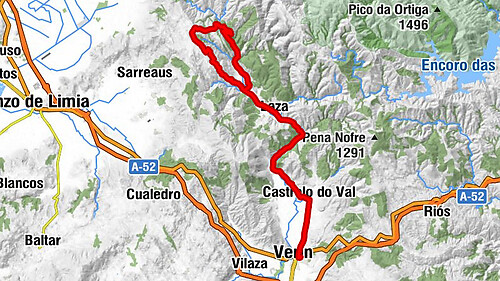 Verín - O Salgueiro - Caldeliñas - O Albaredo