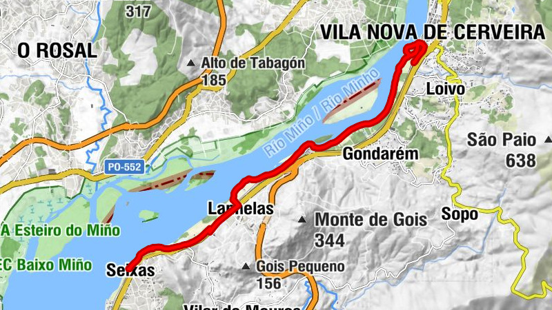 Vila Nova de Cerveira - Bar do Rio - Capela de São Sebastião