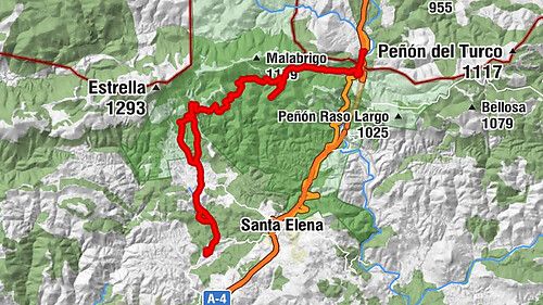Santa Elena - Collado de los Tubos - Salto de Navalquejigo - Puerto Arenas