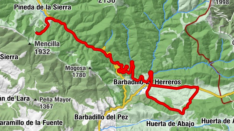 Valle del Sol - Puerto del Manquillo - Barbadillo de Herreros - Bezares