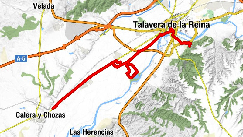 Calera-Chozas - Patrocinio - Talavera de la Reina - Los Sifones