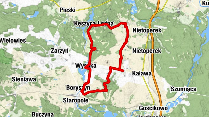 Pniewo - Kęszyca - Kęszyca Leśna - Kościół św. Barbary